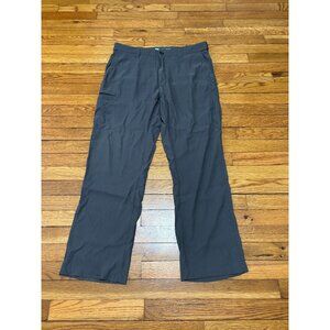 UB Tech Classic Fit Men's 34x30 Gray Lightweight Nylon Hiking Activewear Pants